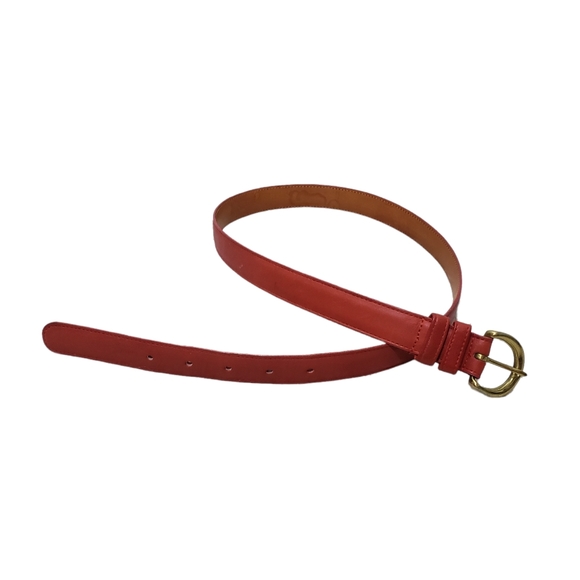 Coach Accessories Coach X Vintage Leather Belt In Original Red